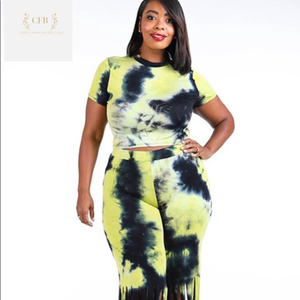 COPY - NEEDS TO GO——Plus Size two piece set